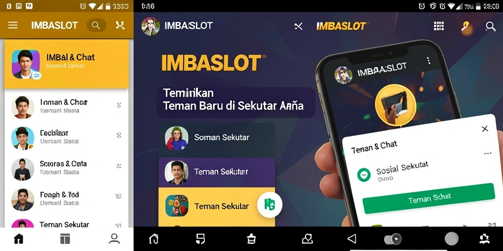 Tampilan antarmuka IMBASLOT yang intuitif dan menarik.