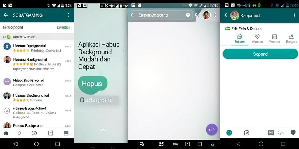 Tampilan antarmuka SOBATGAMING yang sederhana dan intuitif.