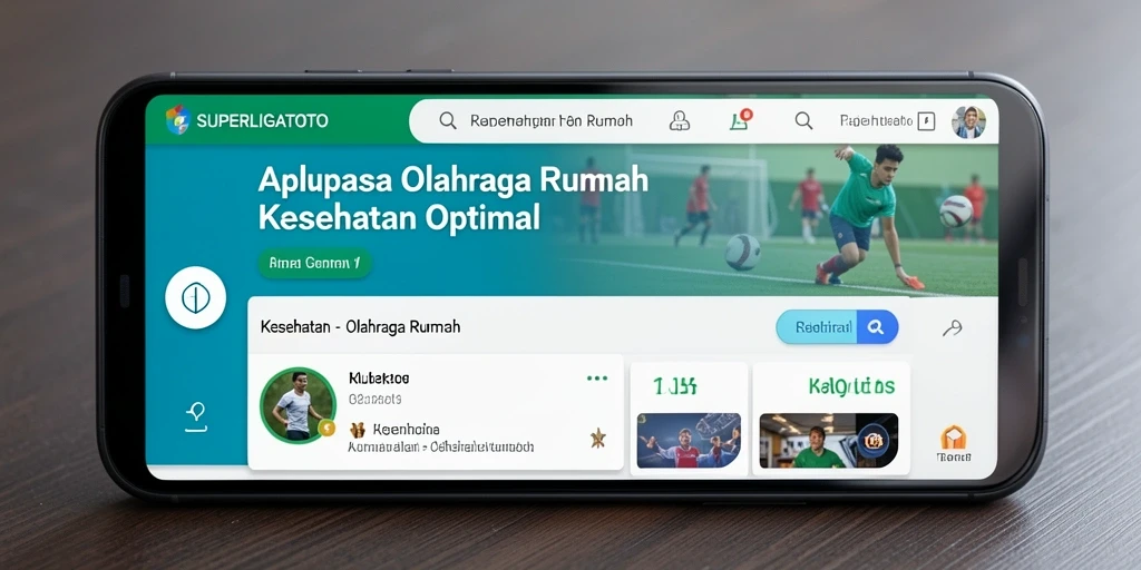 Antarmuka SUPERLIGATOTO yang user-friendly dan fitur latihan yang beragam.