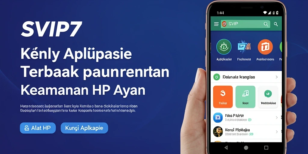 Screenshot antarmuka SVIP7 yang menunjukkan fungsi Kunci Aplikasi.